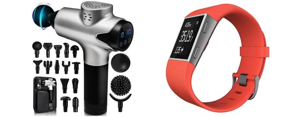 massager and fitbit Surge