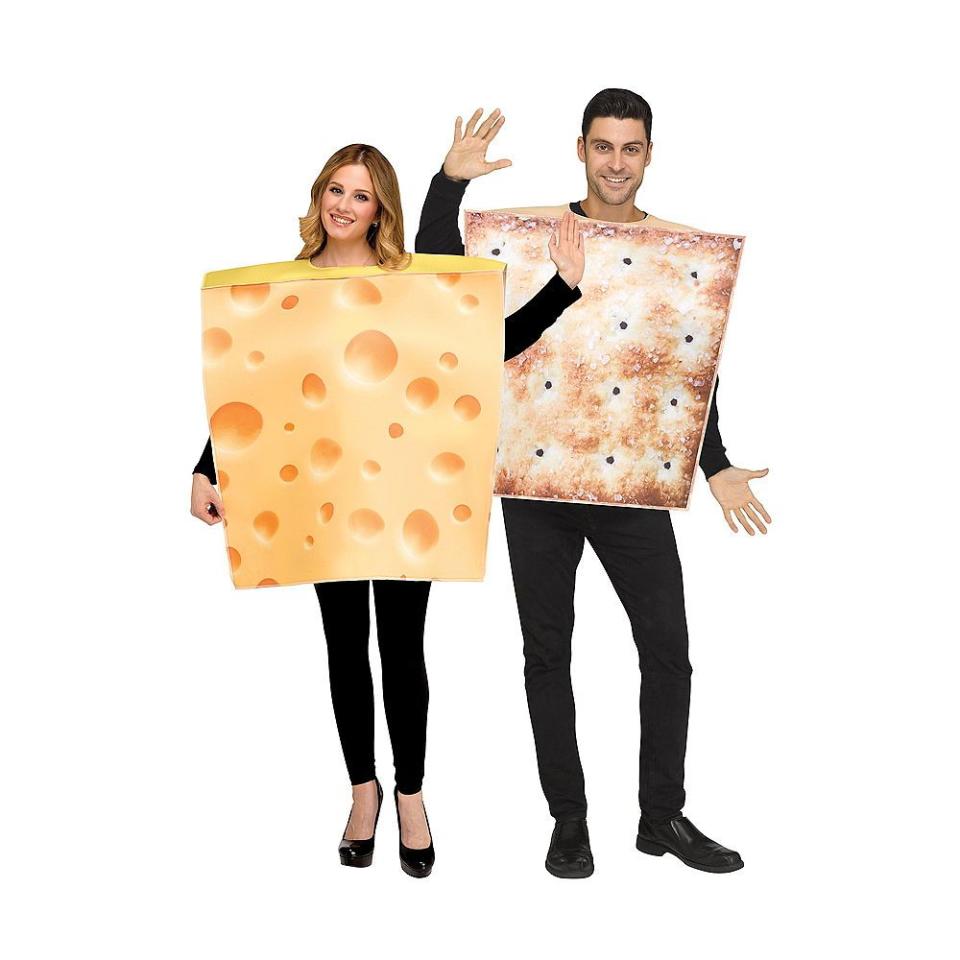 15) Adult Cheese & Cracker Couples Costumes