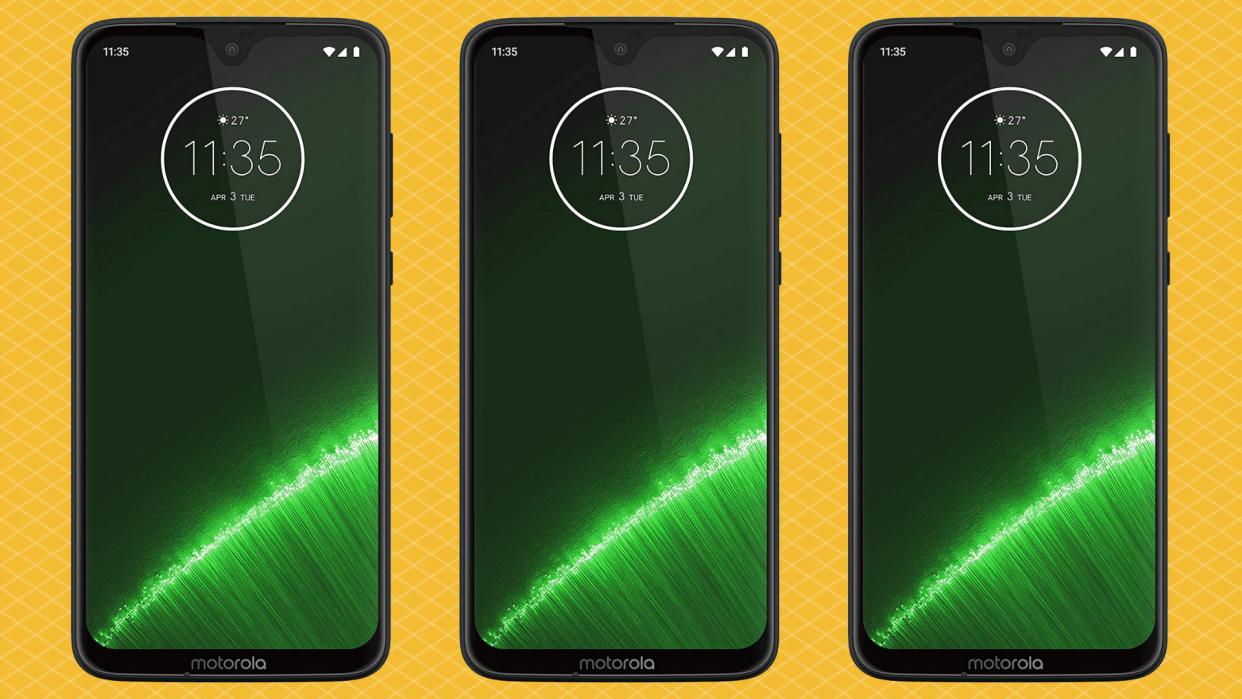 The Moto G7 Plus is 40 percent off — down to a mere $150. (Photo: Amazon)