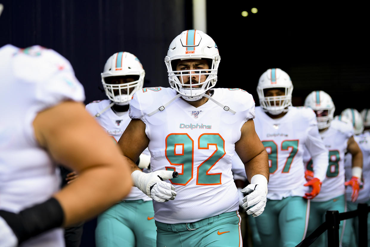 Zach Sieler signed a new contract, but he isn't leaving his RV. ( Billie Weiss/Getty Images)