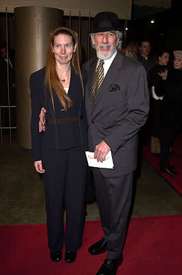 Page Hannah and Lou Adler at the Los Angeles premiere of Warner Brothers' The Pledge