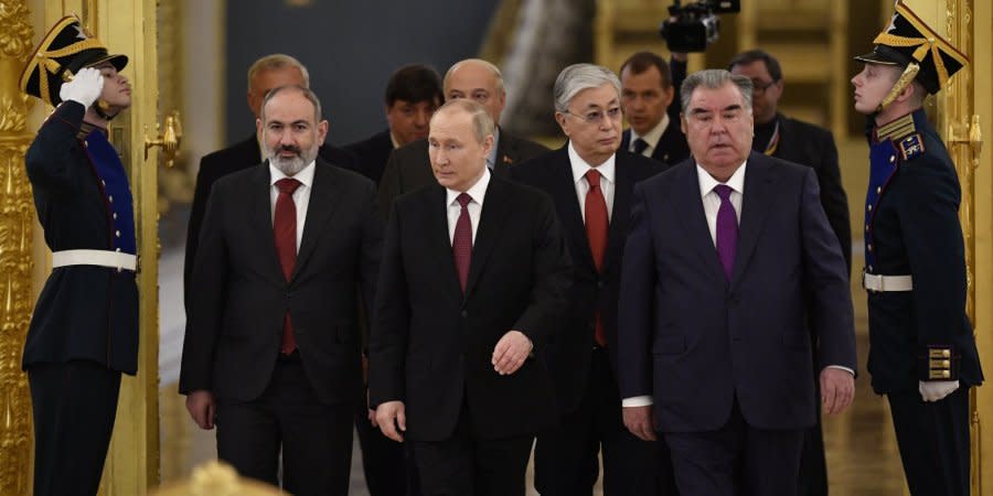 Russian dictator Vladimir Putin among CSTO leaders on May 16