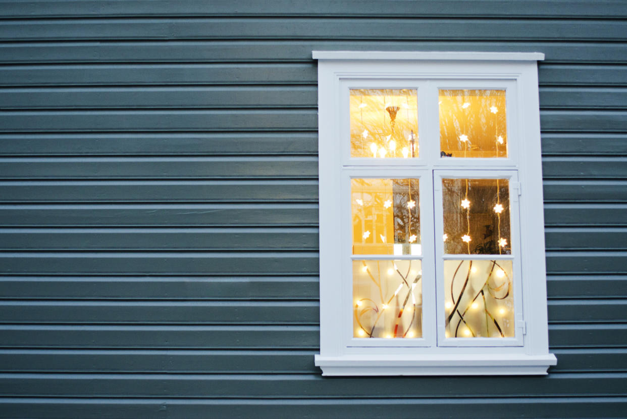 People are putting their Christmas lights back up to offer hope in the coronavirus outbreak (Getty Images)