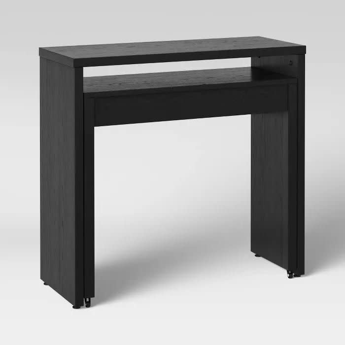 Small Space Pull Out Console Desk