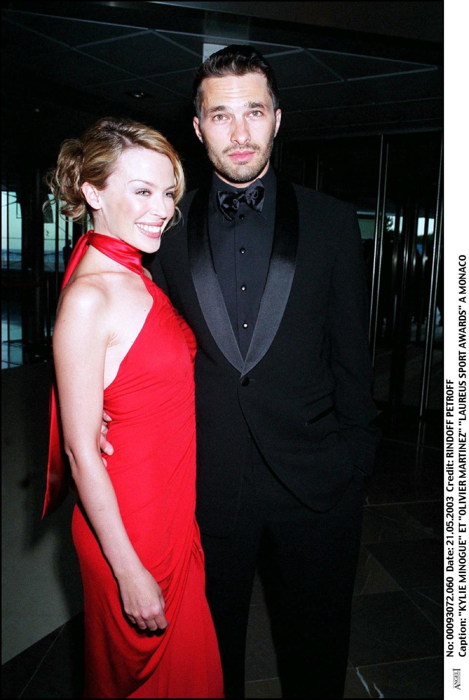 Kylie Minogue and Olivier Martinez