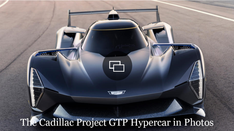 The Cadillac Project GTP Hypercar. - Credit: Cadillac