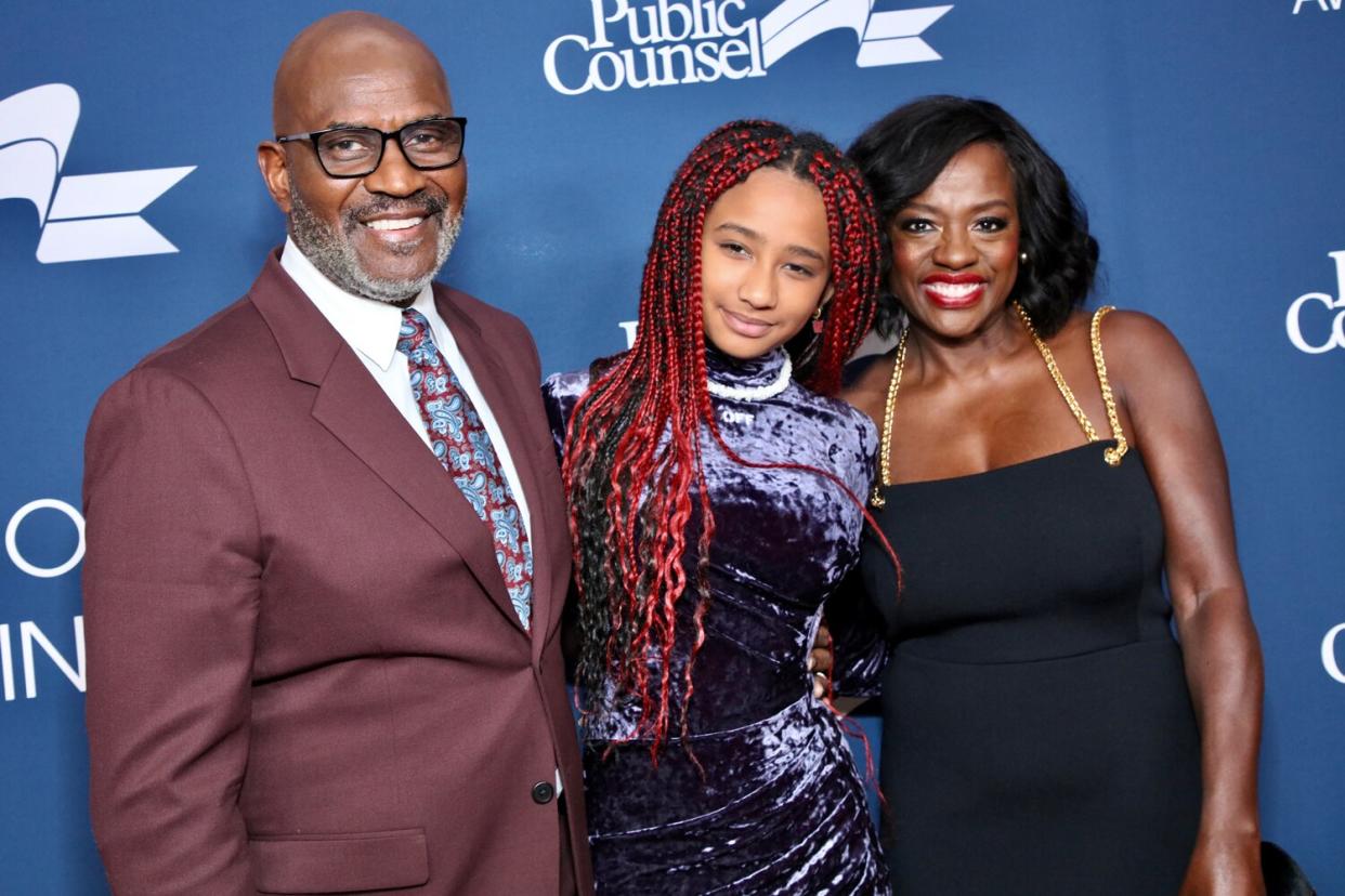 Viola Davis Poses with Daughter Genesis Ahead of Accepting the William O. Douglas Award