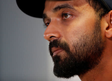 Cricket - India Press Conference - Edgbaston, Birmingham, Britain - July 30, 2018 India's Ajinkya Rahane during a press conference Action Images via Reuters/Andrew Boyers