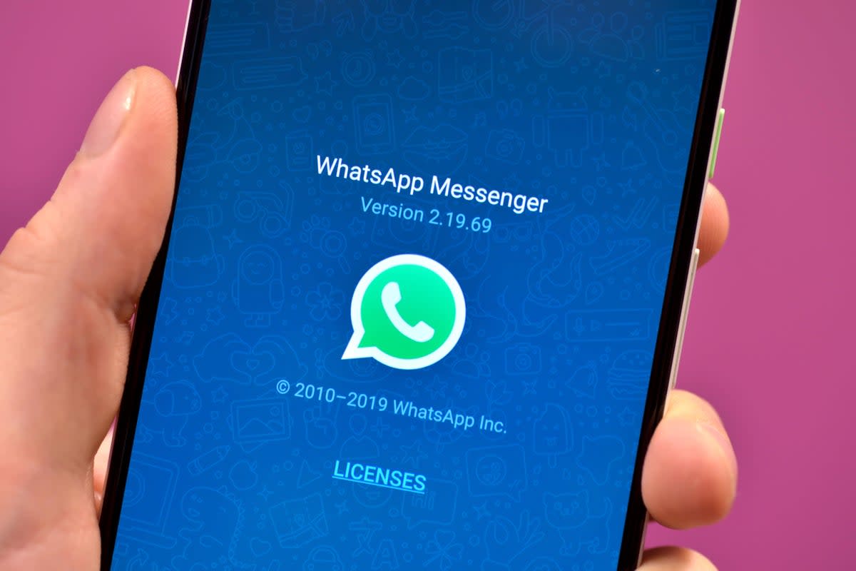 WhatsApp encrypts its users’ messages (Nicholas T Ansell/PA) (PA Wire)