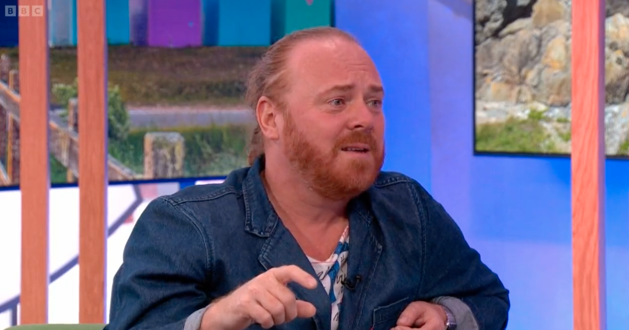 Leigh Francis appeared on The One Show to promote his live tour. (BBC)