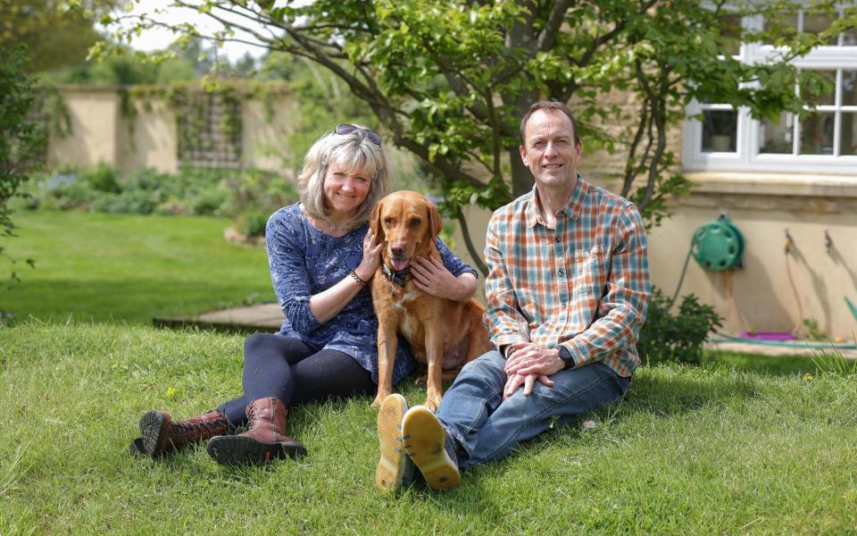 Julie and Ross Macken photographed at their home in Eynsham, Oxfordshire - John Lawrence for The Telegraph