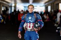 Noch ein Captain-America-Fan. (Bild: Roy Rochlin/Getty Images)