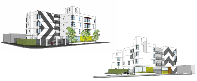 Rendering of Curatro at City Heights. (Courtesy of City Heights CDC, Wakeland Development and Housing Corporation)