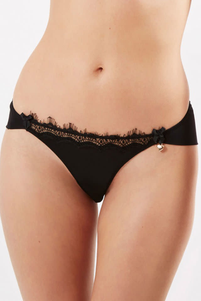 <p><em>Black Maternity Briefs, MIMI HOLLIDAY, $20</em></p><p><a rel="nofollow noopener" href="http://www.seraphine.com/us/maternity-clothes/maternity-lingerie-underwear/mimi-holliday-black-maternity-briefs.html" target="_blank" data-ylk="slk:BUY NOW;elm:context_link;itc:0;sec:content-canvas" class="link ">BUY NOW</a><br></p>