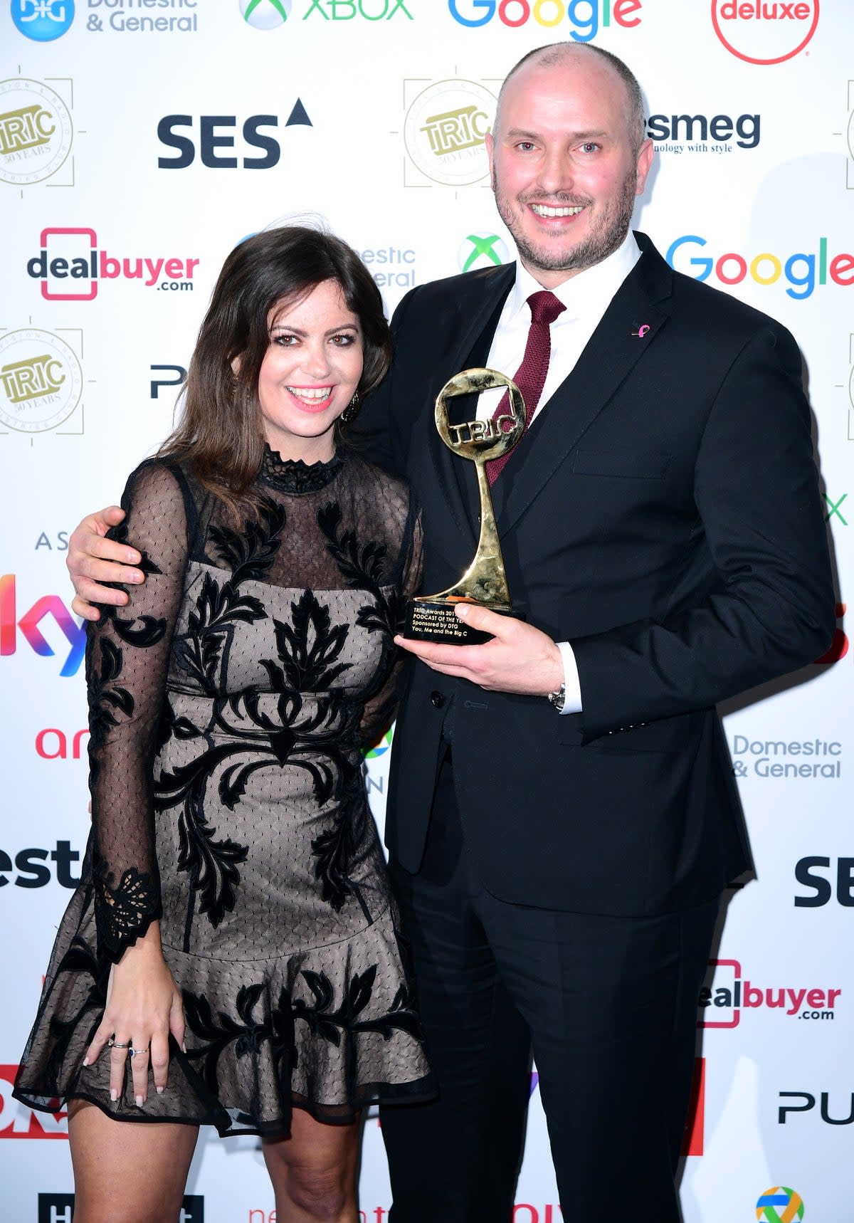 Deborah James and Steve Bland, husband of Rachel Bland (Ian West/PA) (PA Wire)