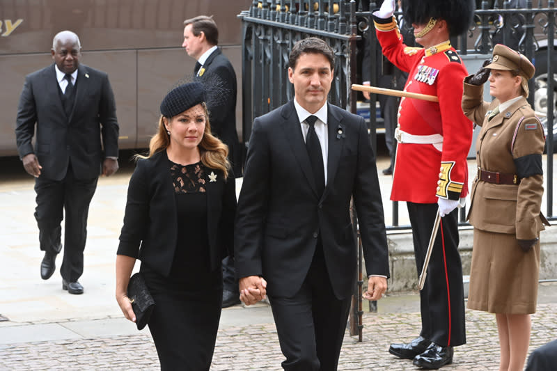 Justin Trudeau y su esposa Sophie Gregoire Trudeau