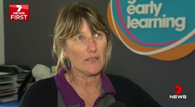 Kindergarten director Jill Rogers said children were very attached to their pet fish. Photo: 7 News