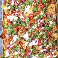 For fun and low-key dinners, this one is a natural choice. While the nacho base heats in the oven, you can prep all the toppings so that everyone can customize their own.Recipe: Sheet Pan Nachos