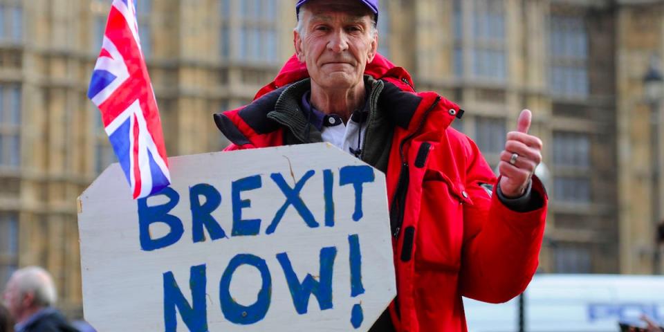 Brexit protest