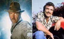 <p>Er ist mit der Rolle als abenteuerlustiger Archäologe untrennebar verbunden: Harrison Ford. 1981 schwang er zum ersten Mal als Indiana Jones in "Jäger des verlorenen Schatzes" die Peitsche. Kaum zu glauben, dass der erste Favorit für die Rolle tatsächlich Tom Selleck war - der hatte aber bereits für die TV-Serie "Magnum" einen Vertrag. (Bild: Paramount/Universal)</p>