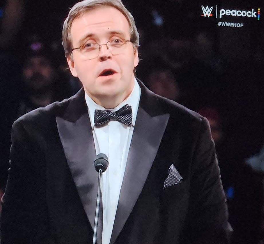Scott Spears inducted Thunderbolt Patterson into the WWE Hall of Fame in April. His speech was made in front of 21,000 fans and broadcast on Peacock.