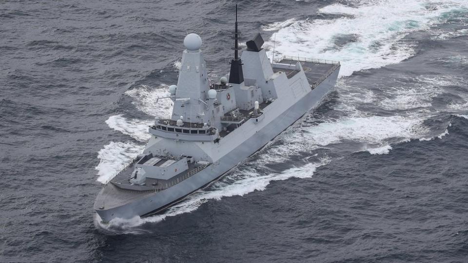 英國皇家海軍「鑽石號」（HMS Diamond）資料照片（2020年10月14日）