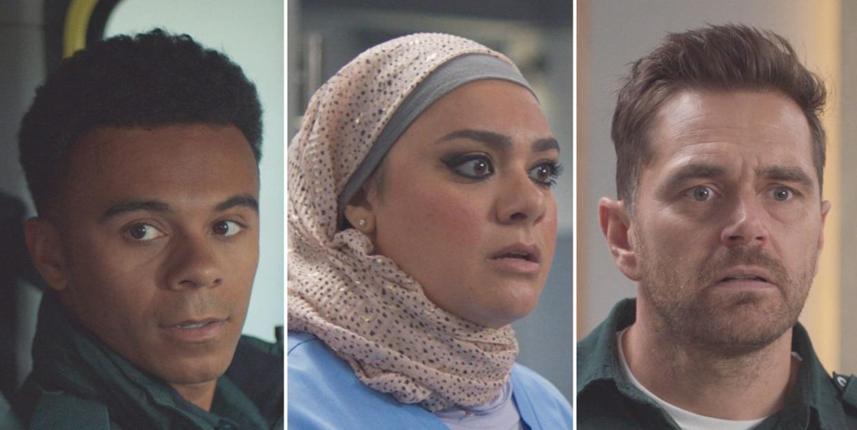 teddy, rida, iain, casualty