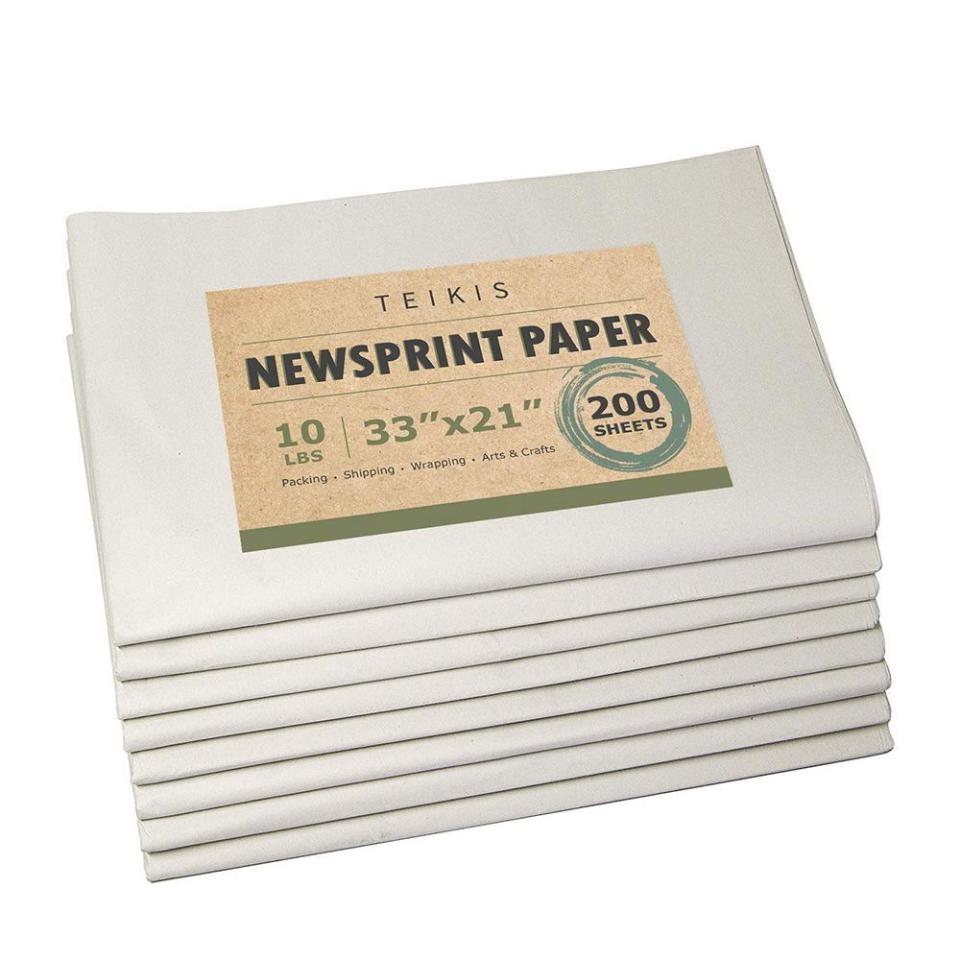 TeiKis Clean Newsprint Packing Paper