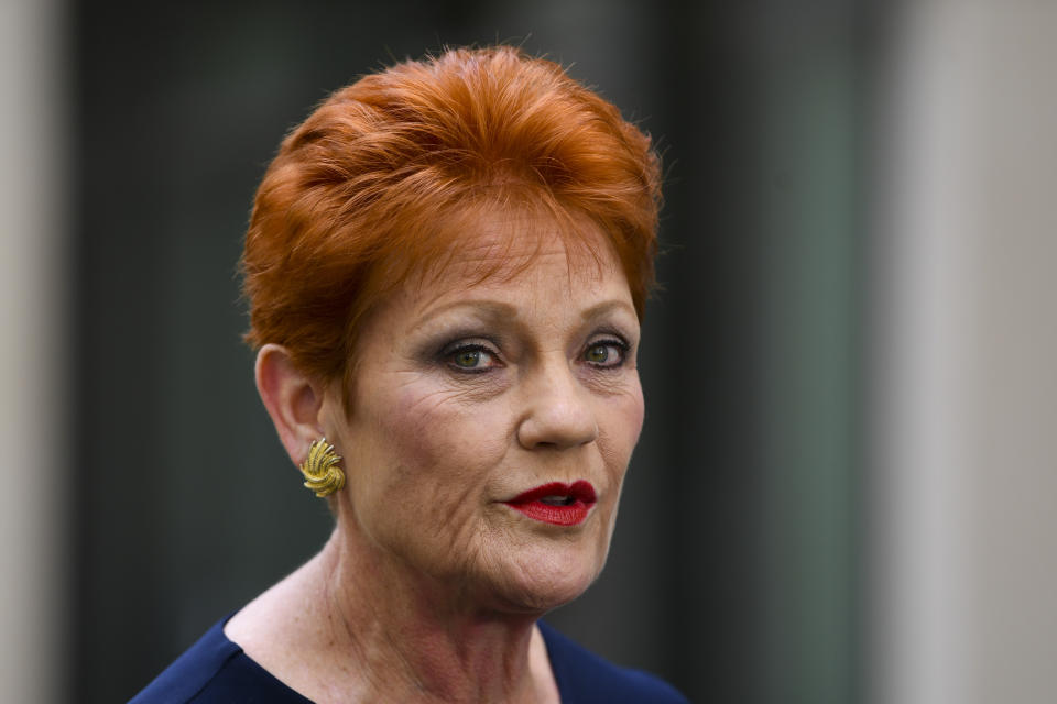 Pauline Hanson has given her support to North Sentinel’s “strict immigration policy”.