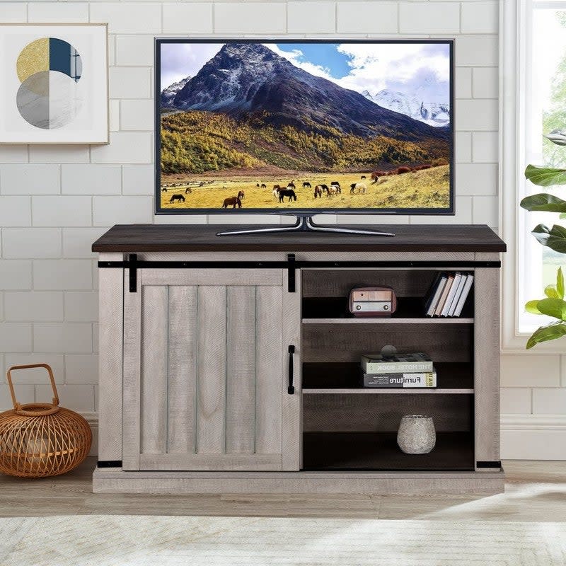 Overstock Barn Door 42-Inch TV Stand