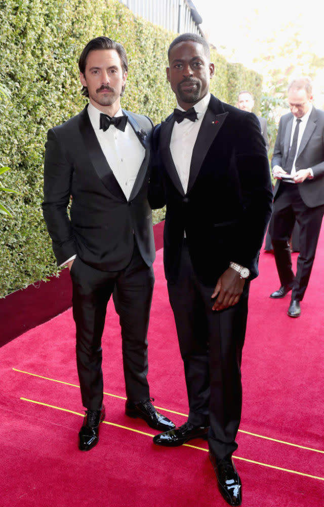 Milo Ventimiglia and Sterling K. Brown