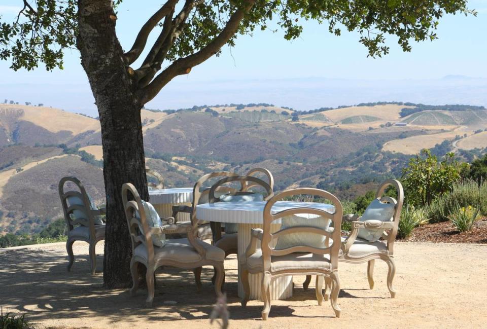 Daou Vineyards and Winery offers spectacular views from a hilltop west of Paso Robles.