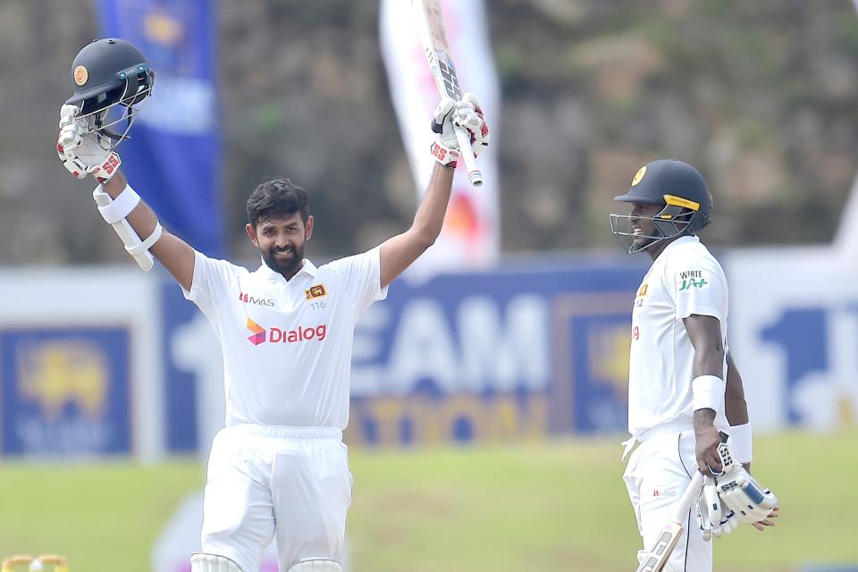 Lahiru Thirimanna scores his first century in seven years.Sri Lanka Cricket
