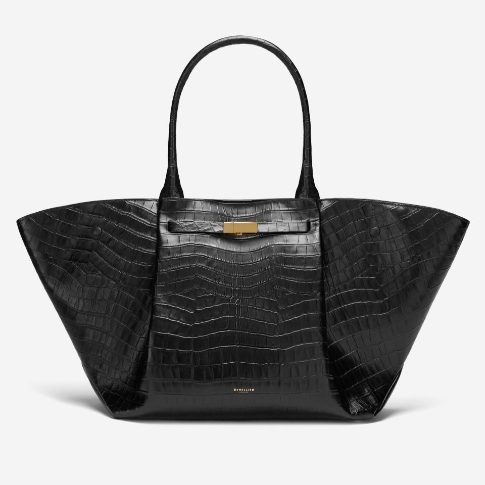 <p><a href="https://go.redirectingat.com?id=74968X1596630&url=https%3A%2F%2Fdemellierlondon.com%2Fproducts%2Fthe-new-york-black-croc-effect&sref=https%3A%2F%2Fwww.townandcountrymag.com%2Fstyle%2Ffashion-trends%2Fg45107556%2Fbest-black-leather-tote-bags%2F" rel="nofollow noopener" target="_blank" data-ylk="slk:Shop Now;elm:context_link;itc:0;sec:content-canvas" class="link ">Shop Now</a></p><p>The New York</p><p>demellierlondon.com</p><p>£520.00</p>