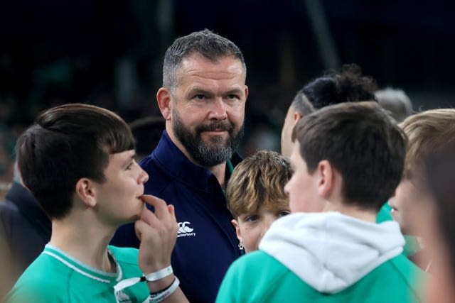 Ireland head coach Andy Farrell