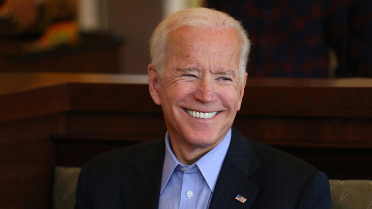 Joe Biden smiling