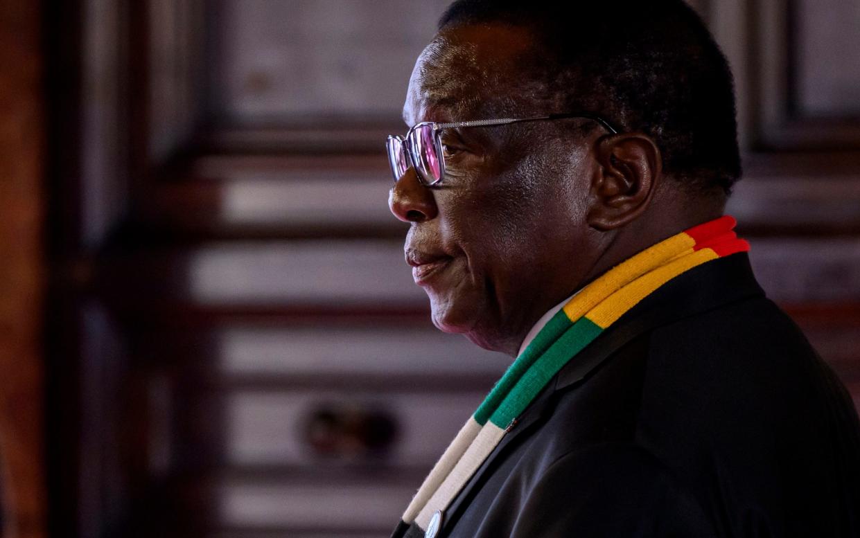 Zimbabwe's President Emmerson Dambudzo Mnangagwa
