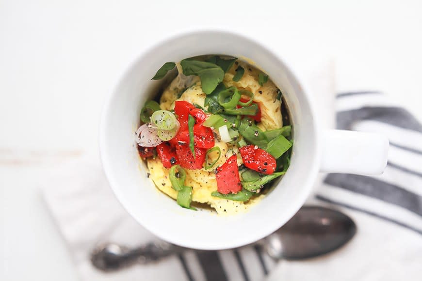 2-Minute Egg Omelet in a Mug from Joyful Healthy Eats