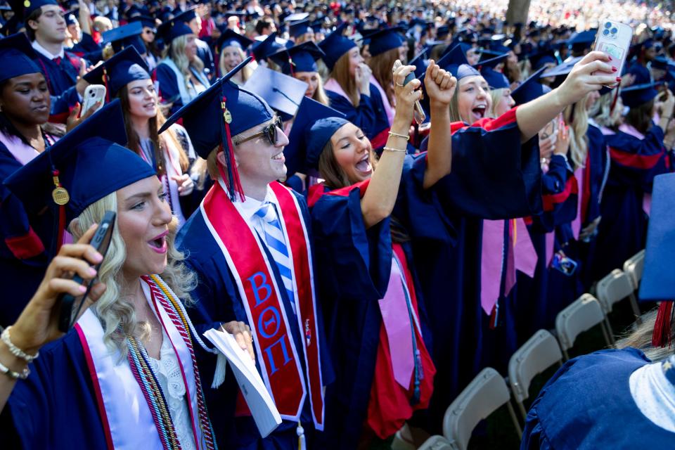 The University of Mississippi celebrated Convocation as part of commencement ceremonies in The Grove in Oxford on Saturday.