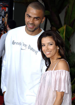 Tony Parker and Eva Longoria at the Hollywood premiere of Paramount Classics' Hustle & Flow