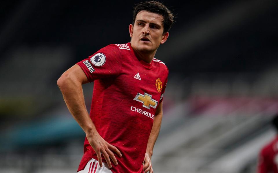 Harry Maguire is struggling with a muscle injury - JON SUPER