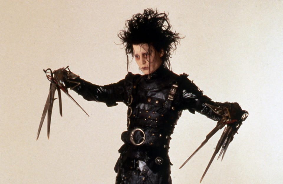 Edward Scissorhands was inspired by Burton’s teenage drawings