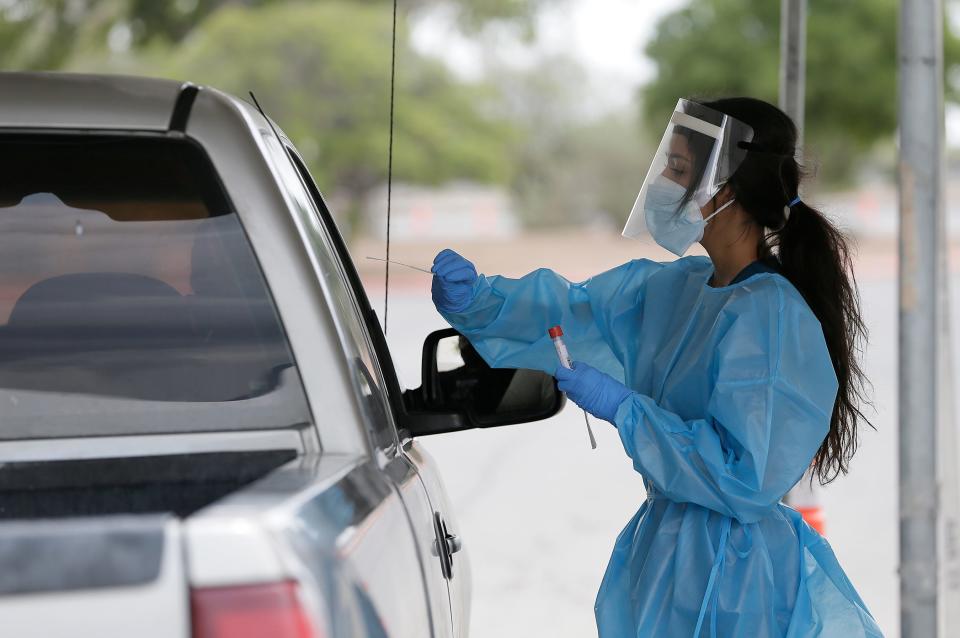 Coronavirus testing sites across El Paso, Texas, have seen a steady decline in visitors. The once-packed sites are now seeing a fraction of the traffic.