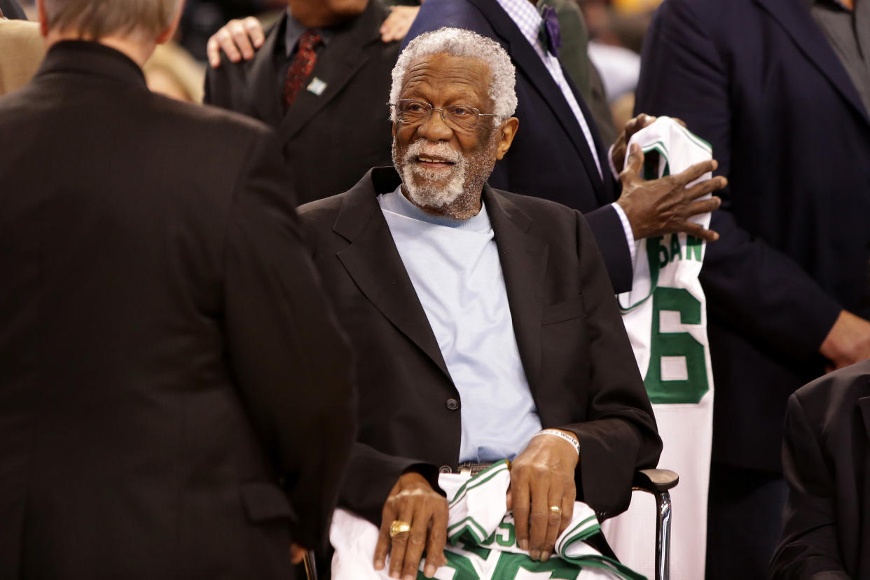 Bill Russell is one of, if not the most, decorated NBA player of all time. (Photo by Mike Lawrie/Getty Images)