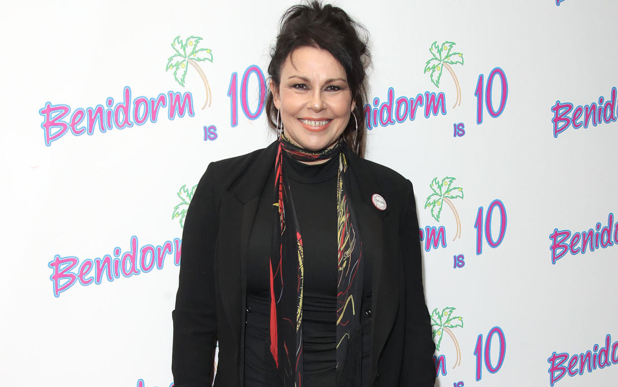 Julie Graham during a photocall for ITV show 'Benidorm ' which is celebrating it's 10th anniversary at The Curzon Mayfair on January 29, 2018 in London, England.