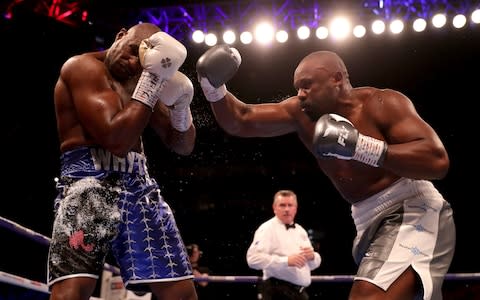 The belligerent Dillian Whyte gets smarter with every contest and the heavyweight capped a brilliant year with a third victory and a second triumph over compatriot and rival Dereck Chisora here in a pulsating event at the O2 Arena. 