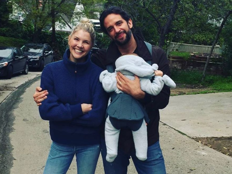 Amanda Kloots and Nick Cordero with their son, Elvis, in a family photo taken before he became ill: Amanda Kloots/Instagram