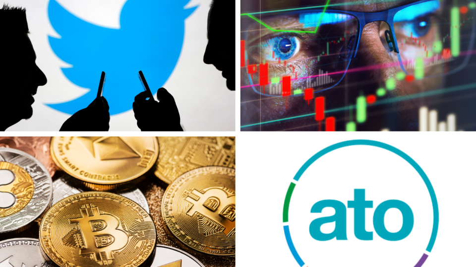 ASX to rise, crypto drops on inflation fears, ATO offers a helping hand, Twitter shuts down disappearing 'fleets'. Source: Getty/Yahoo Finance
