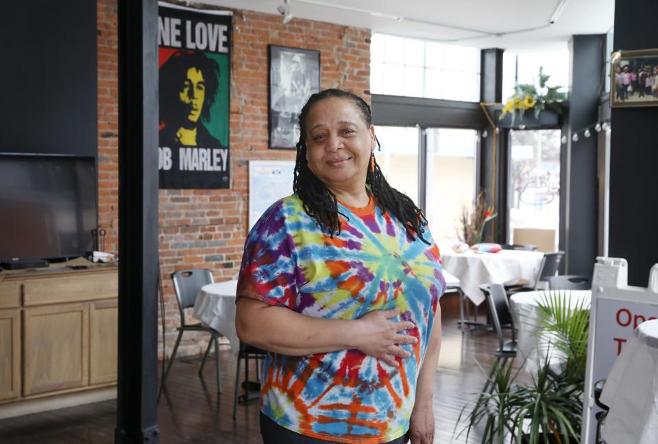 Marlene Henry, owner of the Peppa Pot restaurant on E. Main Street in downtown Rochester Monday, Feb. 15, 2021. 