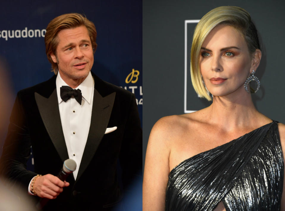 <p>Après des rumeurs lui prêtant des relations avec Sienna Miller, Sandra Bullock, Kate Hudson, Elle MacPherson ou encore Neri Oxman, Brad Pitt (55 ans) serait aujourd’hui en couple avec Charlize Theron. Crédit photo : Getty Images<br></p>